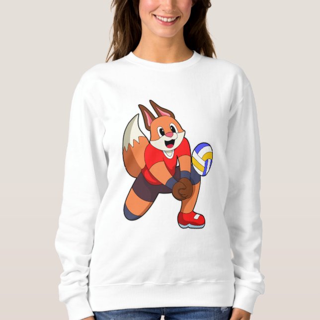 Sweatshirt Fox at Volleyball Sports (Devant)