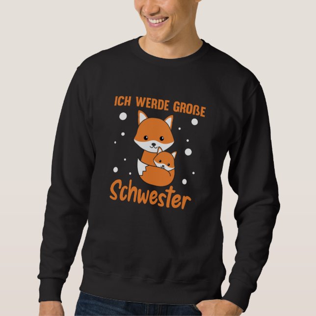 Sweatshirt Fox Big Sister 2022 Pour Frères (Devant)