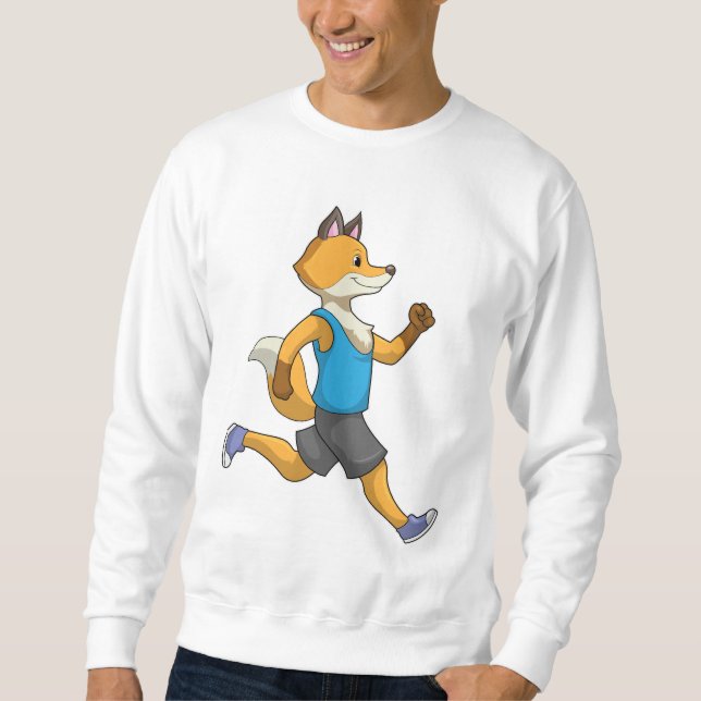Sweatshirt Fox comme coureur à Running (Devant)