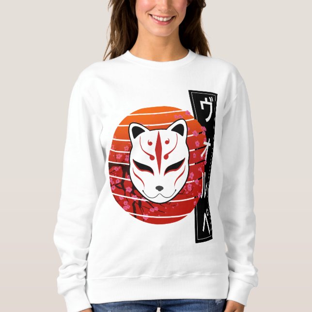 Sweatshirt fox design (Devant)
