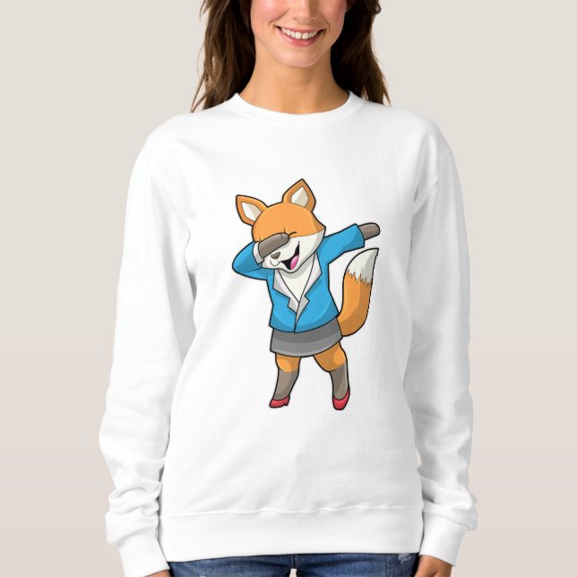 Sweatshirt Fox en tant que secrétaire chez Hip hop Dance (Devant)