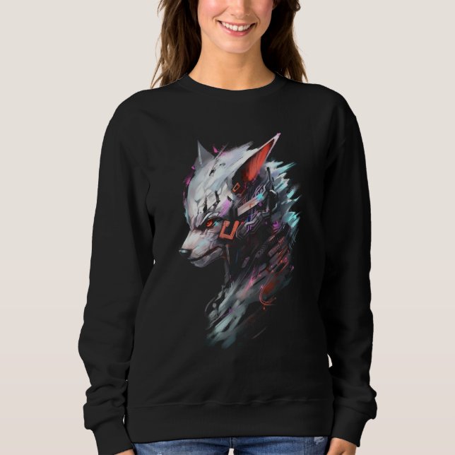 Sweatshirt Fox Fantasy Art  Animal Fox (Devant)