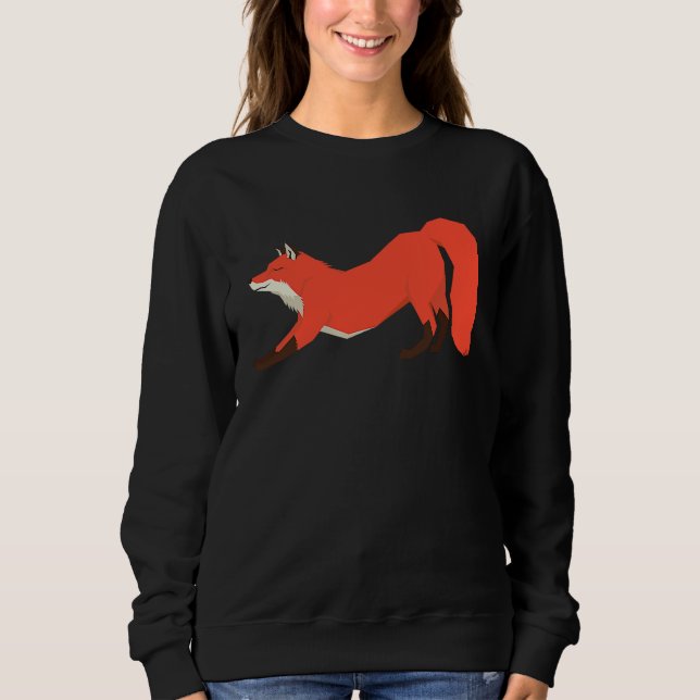 Sweatshirt Fox  for women, men, children  1 (Devant)