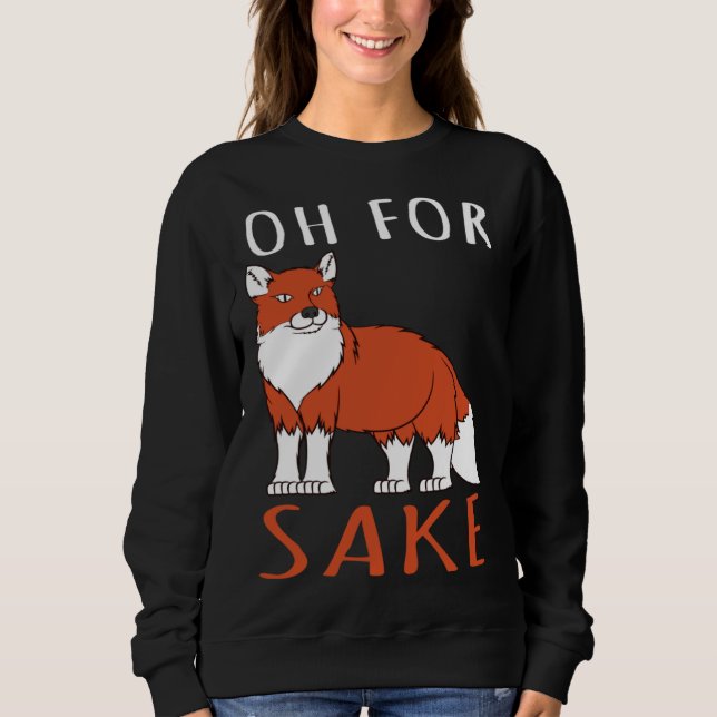 Sweatshirt Fox    Oh To Sake (Devant)