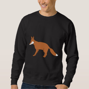 Sweatshirt Fox. rouge