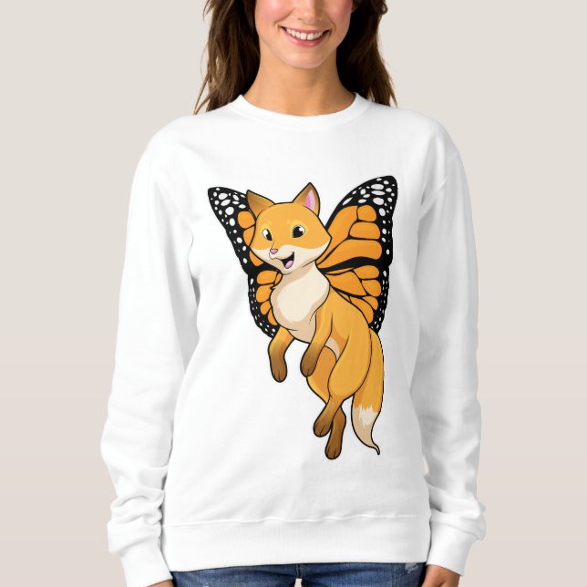 Sweatshirt Fox with wing (Devant)