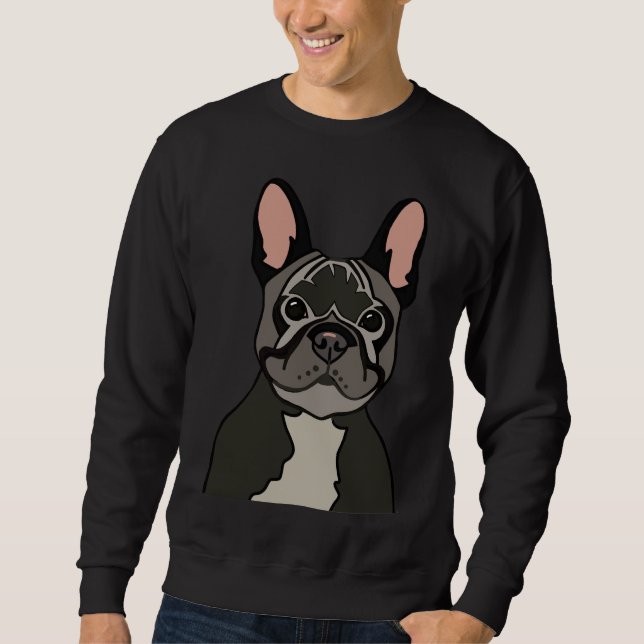Sweatshirt Français noir (Devant)