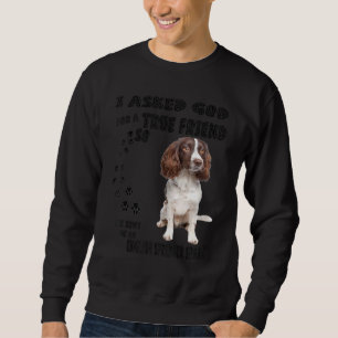 Sweatshirt Français Springer Spaniel Citation Maman Papa Impr