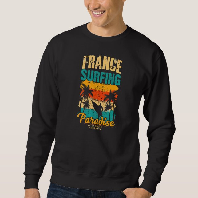 Sweatshirt France Surf Premium (Devant)