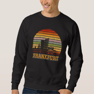 Sweatshirt Frankfurt Skyline Retro Souvenir Vintage Frankfurt