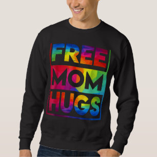 Sweatshirt Free Mom Hugs Rainbow Heart Lgbt Pride Mois 1