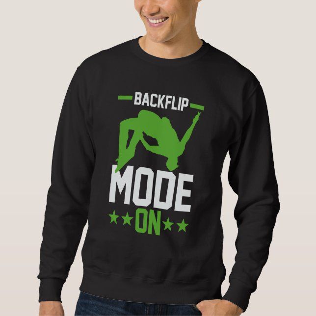 Sweatshirt Free Running Traceur Parkour Jumper Backflip Mode  (Devant)