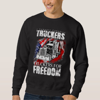 Sweatshirt Freedom Convoy 2022 À L'Appui Du Mandat Des Camion