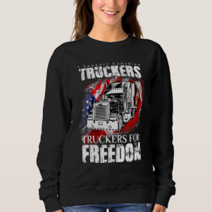 Sweatshirt Freedom Convoy 2022 À L'Appui Du Mandat Des Camion