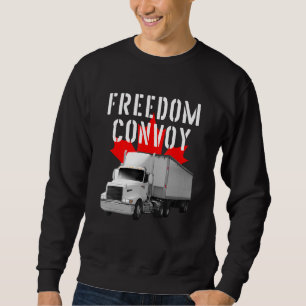 Sweatshirt Freedom Convoy 2022 Soutenez nos camionneurs Canad