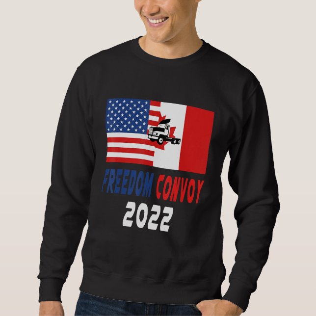 Sweatshirt Freedom Convoy 2022 Tee - shirts canadiens de cami (Devant)