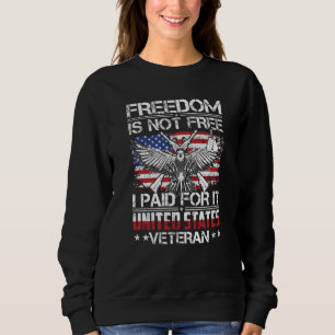 Sweatshirt Freedom Isnt Vétérinaire Libre - Aigle Américain