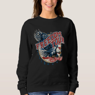 Sweatshirt Freedom Tour Né Pour Être Gratuit 4 juillet 1776 E