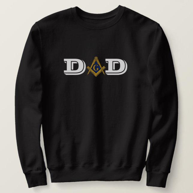 Sweatshirt Freemason Carré et Compass Charité Masonic Papa (Design devant)