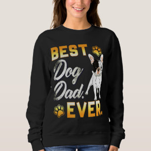 Sweatshirt French Buldog Papa Meilleur Chien Papa Jamais