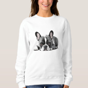Sweatshirt French Bulldog Adorable mignon animal dormant Déte