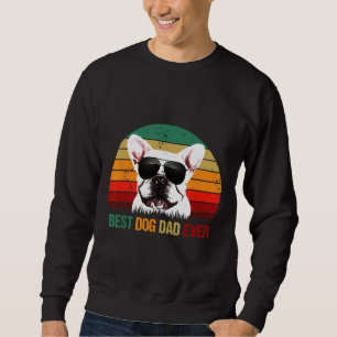Sweatshirt French Bulldog Mens Meilleur Chien Papa Jamais Fre
