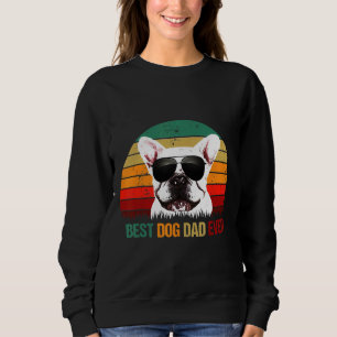 Sweatshirt French Bulldog Mens Meilleur Chien Papa Jamais Fre
