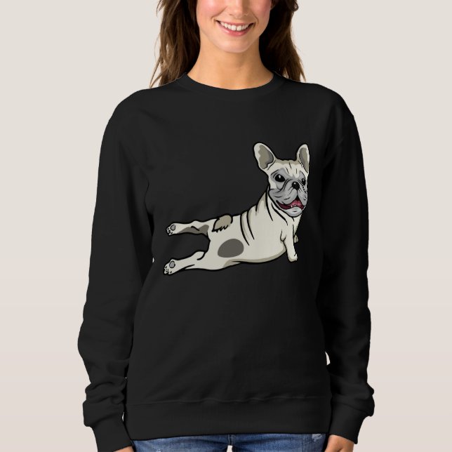Sweatshirt French Bulldog Yoga Frenchie Namaste Men (Devant)