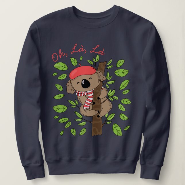 Sweatshirt French Koala (Design devant)