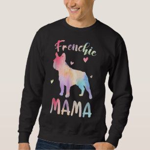 Sweatshirt Frenchie Mama Coloré Français Chien Chien Maman