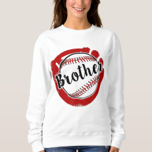 Sweatshirt Frère de baseball de baseball Softball Maman