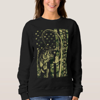 Sweatshirt Frère de camouflage de drapeau américain Reel Cool