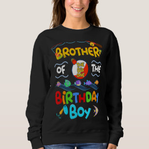 Sweatshirt Frère De L'Anniversaire Pour Garçon Cute Poisson C
