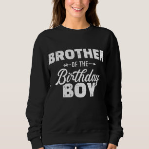 Sweatshirt Frère du garçon d'anniversaire fils jumelé famille