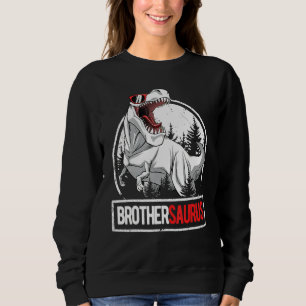 Sweatshirt Frèresaurus  Garçons Rex Fête d'anniversaire Dinos