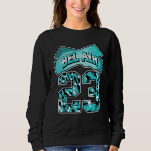 Sweatshirt Fresh Bel Air Numéro 23 Griffey Max 1 Aqua Corresp