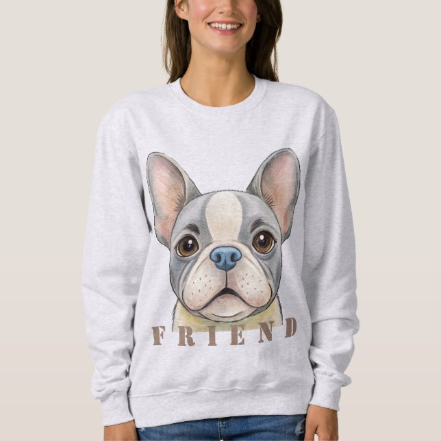 Sweatshirt Friend Bulldog (Devant)