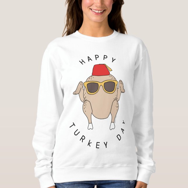 Sweatshirt FRIENDS™ | Joyeuse fête de la dinde (Devant)