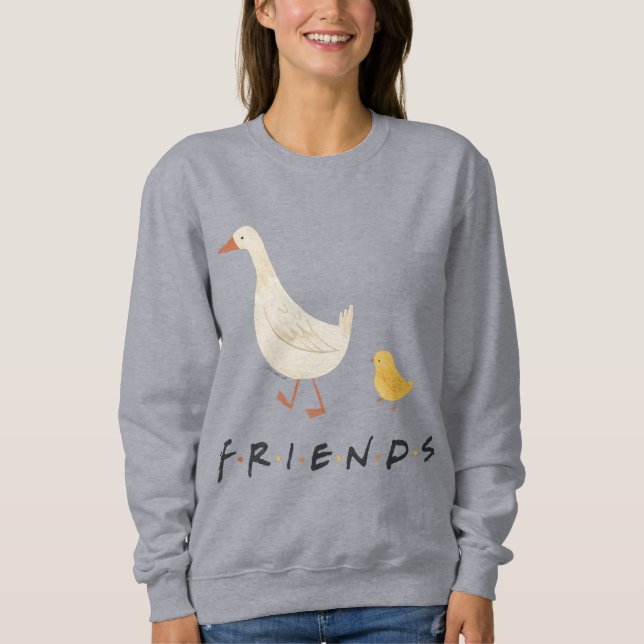 Sweatshirt FRIENDS™ | Le poussin et le canard (Devant)
