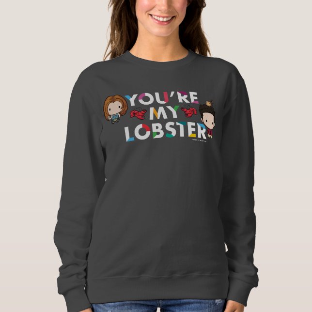 Sweatshirt FRIENDS™ | Ross & Rachel  Lobster Chibi (Devant)