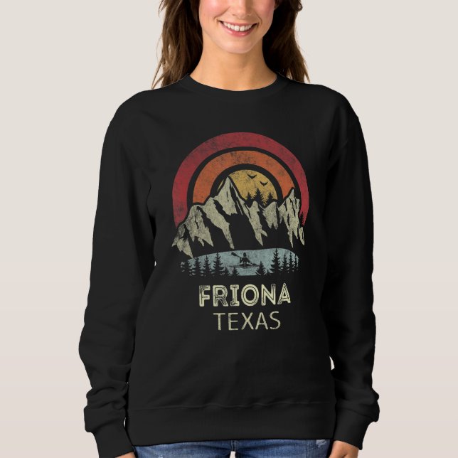 Sweatshirt Friona Texas Mountain Sunset Sunrise Kayaking (Devant)