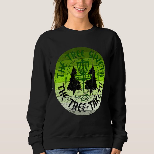 Sweatshirt Frisbee Golf Rétro Pour Disc Golfer (Devant)
