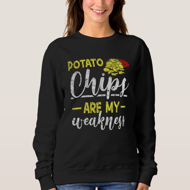 Sweatshirt Frites u2013  Blague Juste Un Garçon Qui Aime Fren (Devant)