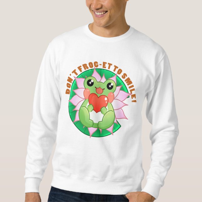 Sweatshirt Frog Love (Devant)