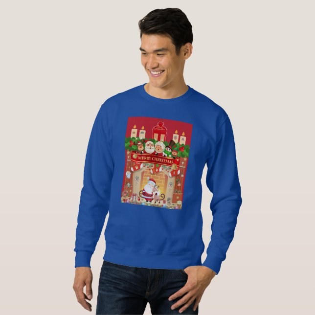 Sweatshirt Frohe Weihnachten (Devant entier)