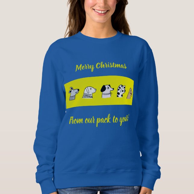 Sweatshirt From our pack to yours - Christmas (Devant)