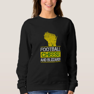 Sweatshirt Fromage de football et tempêtes de neige Fromage d