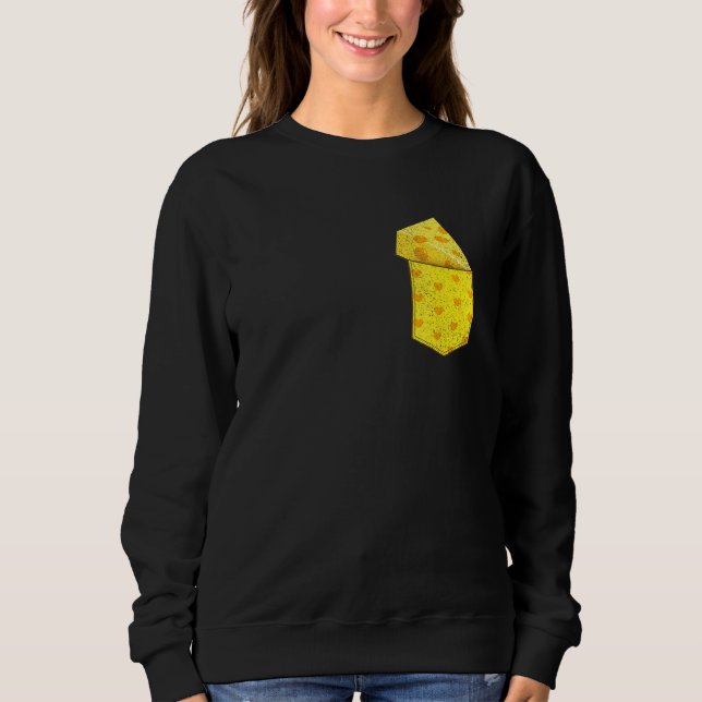 Sweatshirt Fromage Gouda De Poche   Nourriture Snack Fromage  (Devant)