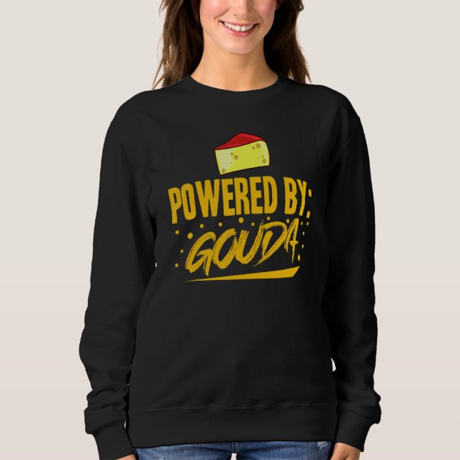 Sweatshirt Fromage Gouda Queso Fumé Tranches Râpé   (Devant)