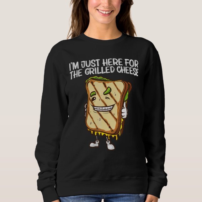 Sweatshirt Fromage Grillé cool Art Pour Hommes Femmes Sandwic (Devant)